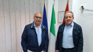 Antonio Di Zazzo eletto Presidente del Comitato Provinciale INPS in foto con il Coordinatore Territoriale UIL Caserta, Pietro Pettrone
