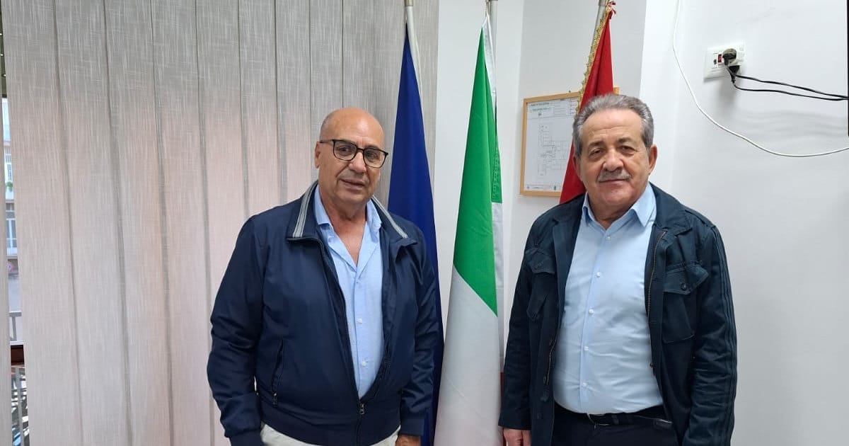 Antonio Di Zazzo eletto Presidente del Comitato Provinciale INPS in foto con il Coordinatore Territoriale UIL Caserta, Pietro Pettrone