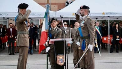 cambio comandante al 21° Reggimento Genio Guastatori di Caserta