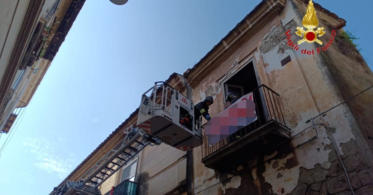 vigili del fuoco crollo solaio Santa Maria Capua Vetere
