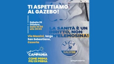 gazebo Lega Caserta