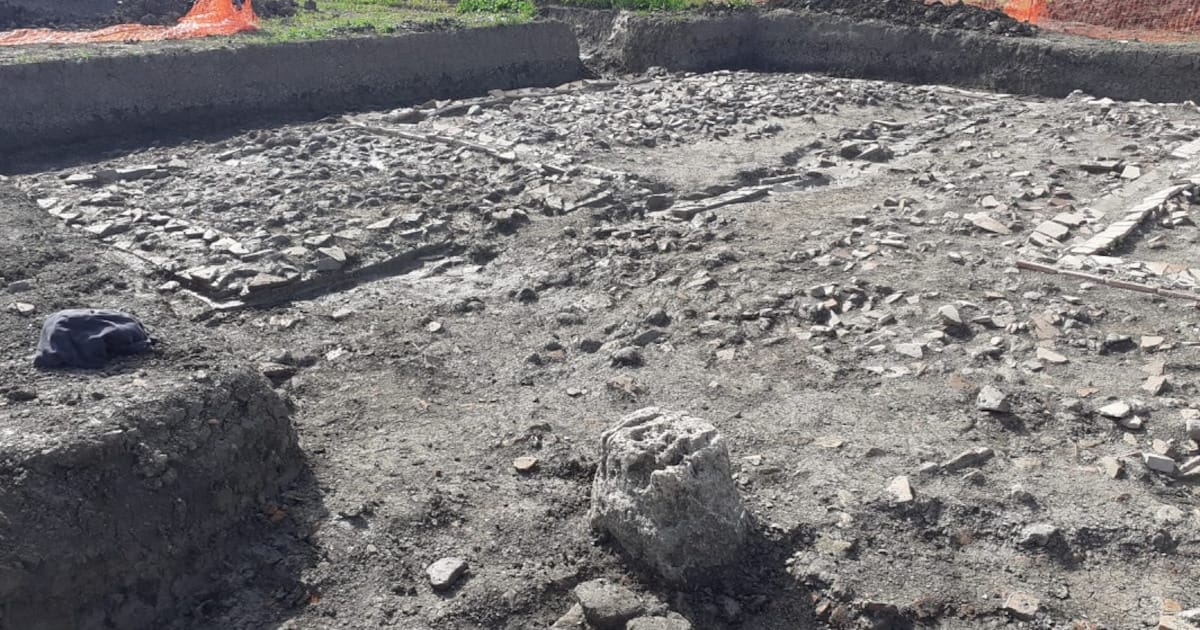 villa romana ritrovata a Cancello ed Arnone